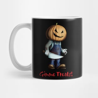 Pumpkin Kid Gimme Treats Halloween Design Mug